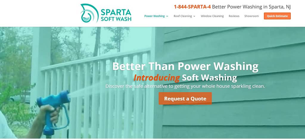 website designer New Jersey Sparta Spoftwash