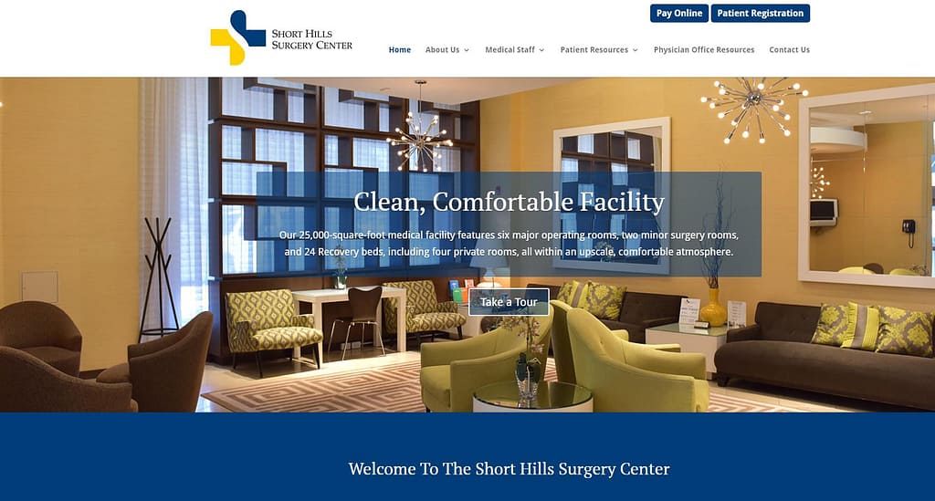Short Hills site designed by NJ Website designer