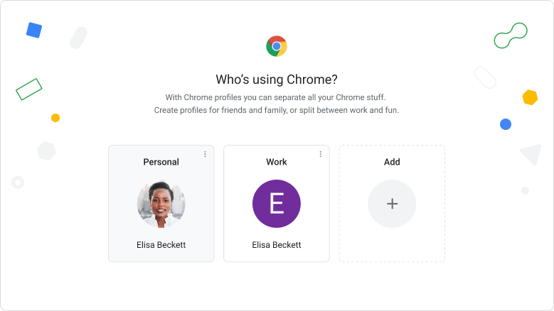 Chrome profiles